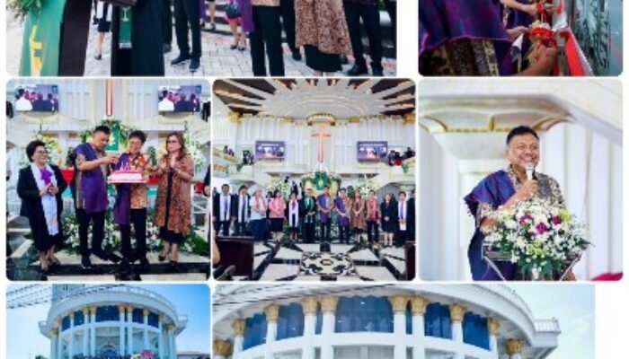 Olly Dondokambey Resmikan Gedung GMIM Getsemani Sario Kotabaru