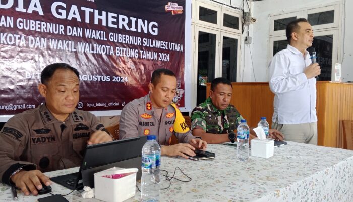 Jelang Pendaftaran Paslon, Kajari Apresiasi Media Gathering KPU Bitung