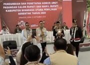 Dua Paslon Peserta Pilkada Minut Selesaikan Proses Pengundian Nomor Urut