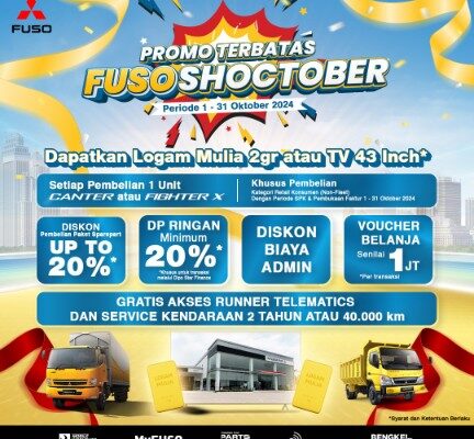 Mitsubishi Fuso Hadirkan Promo Shocktober untuk Mendukung Pertumbuhan Bisnis Konsumen di Seluruh Indonesia