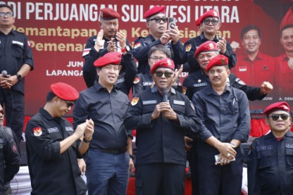 Satgas Cakra PDI-P Sulut Siap Kawal Pilkada, Tak Gentar Hadapi Intimidasi